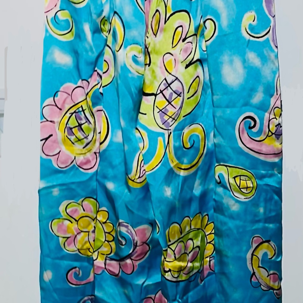 Ferrari Multicolor Abstract Patterned Fabric - image 3